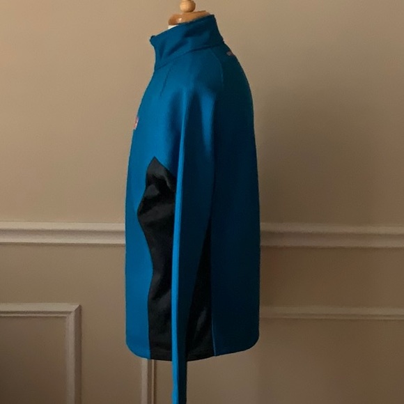 Spyder Men’s Outbound 1/2 Zip Mid-Weight Core Sweater-Cob/Blk/Boe - Large - Picture 7 of 13